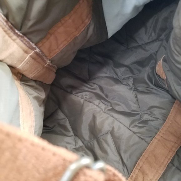 Walls Insulated Bibs Mens 2XL Short Brown Winter Overalls Hunting Outdoors - Picture 12 of 14